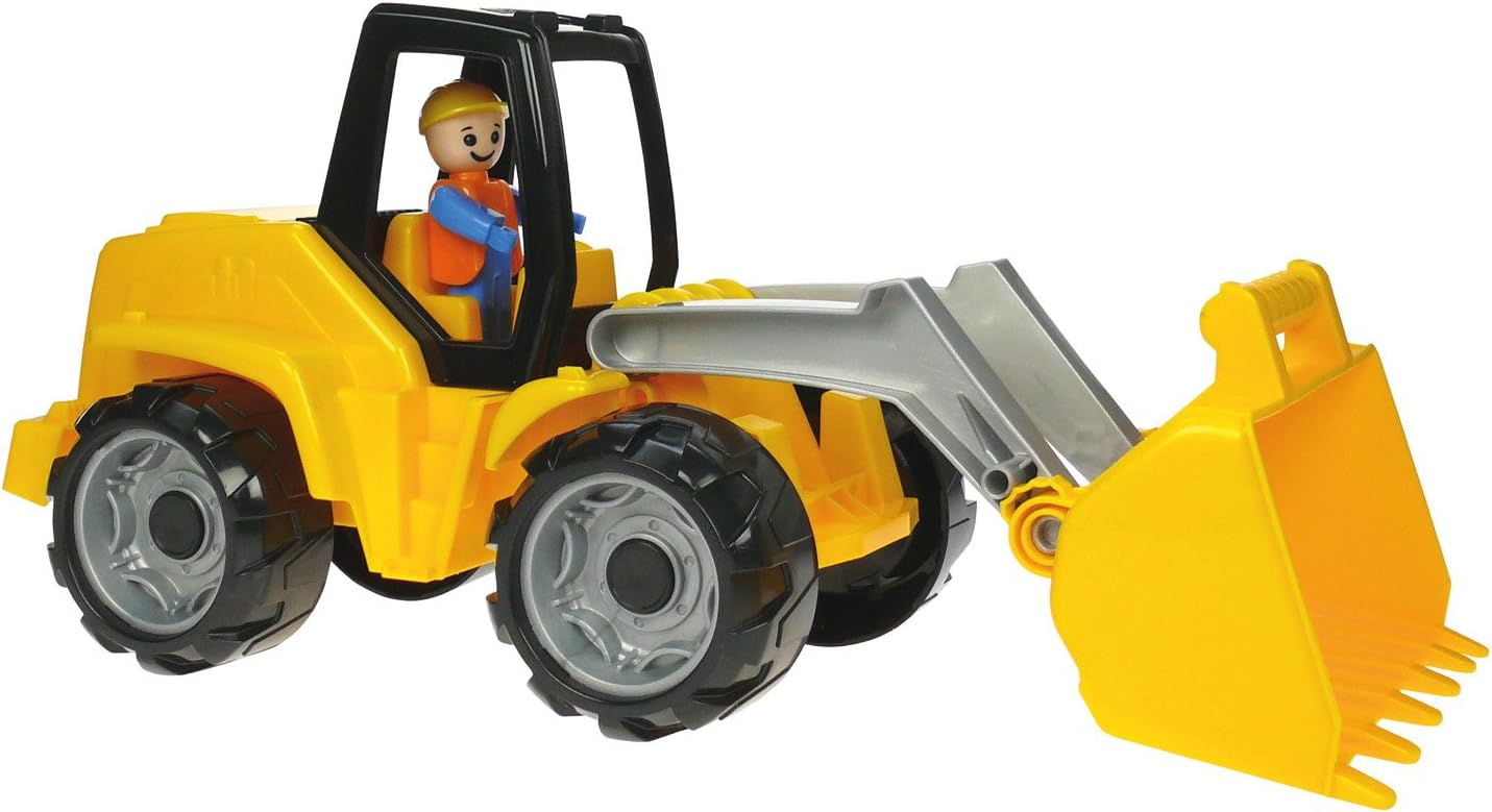 simm marketing simm truxx 04402 轮装载机 38 厘米 带公仔 - 玩具